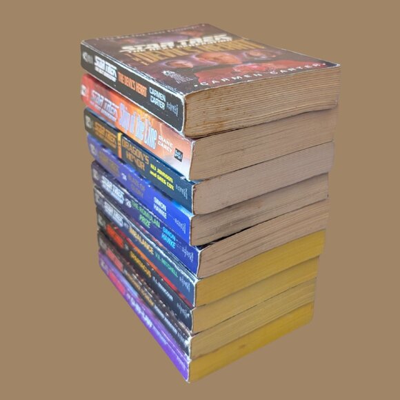 Star Trek: The Next Generation Vintage Paperback Lot – 9 Book Set (1990s) - Picture 2 of 2